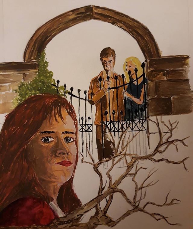 The devil is in the detail. Eliminating the offset mouth nosecombo and addressing those wandering eyes... #ampainting #illustration #MrTumnal2 #TheImaginaryWife