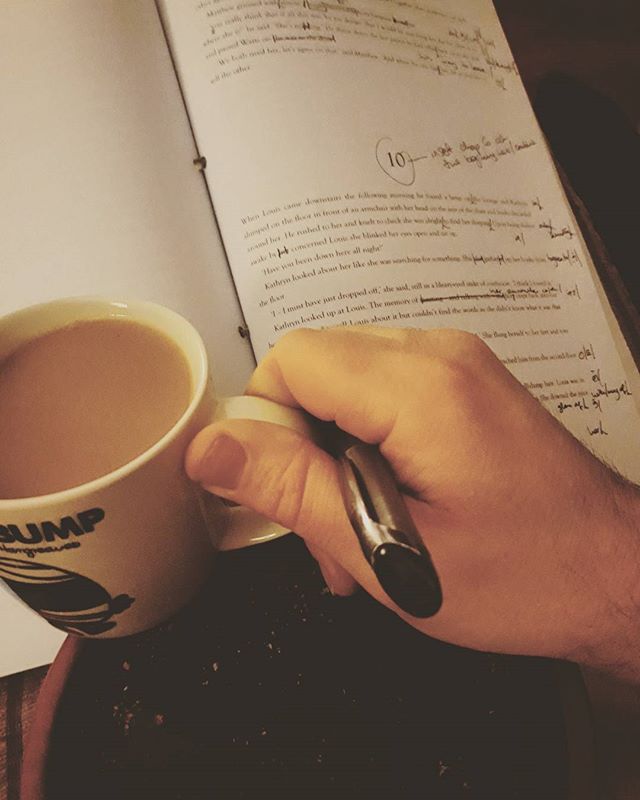 Tea, toast, and editing. Well I do have a novel to publish in April...
.
#amediting #authorsofinstagram #writersofinstagram #MrTumnal2 #TheImaginaryWife