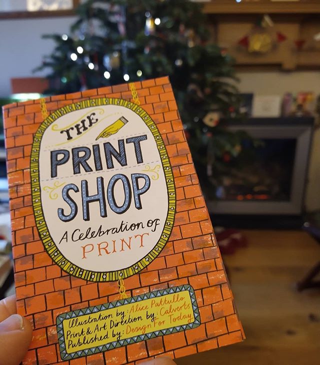 I think @vnemma might be regretting giving me this as I proceedin boring her about paper sizes, folding techniques, point sizes, and bleed... ????????
#printgeek #design @designfortoday